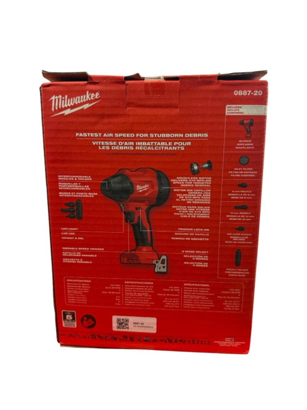 Milwaukee M18 Compact Blower - Picture 6 of 12